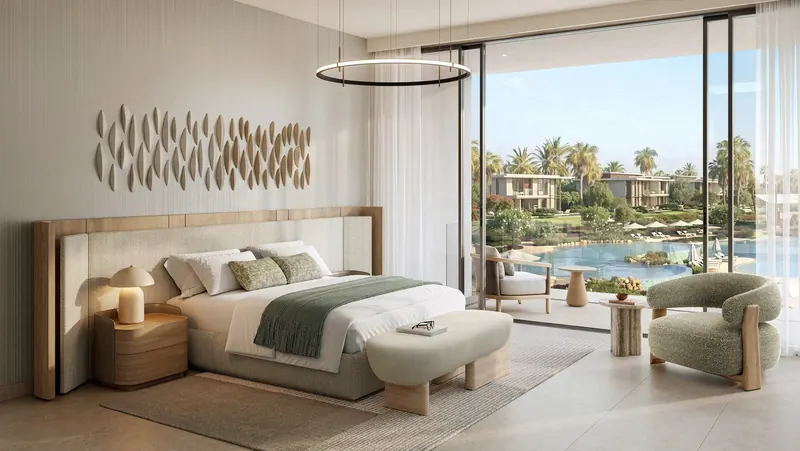Attached Villa bedroom, developer artist’s impression