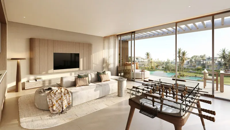 Attached Villa Plus family room, developer artist’s impression