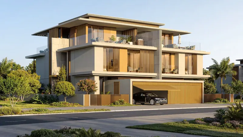 Attached Villa Plus arrival, developer artist’s impression