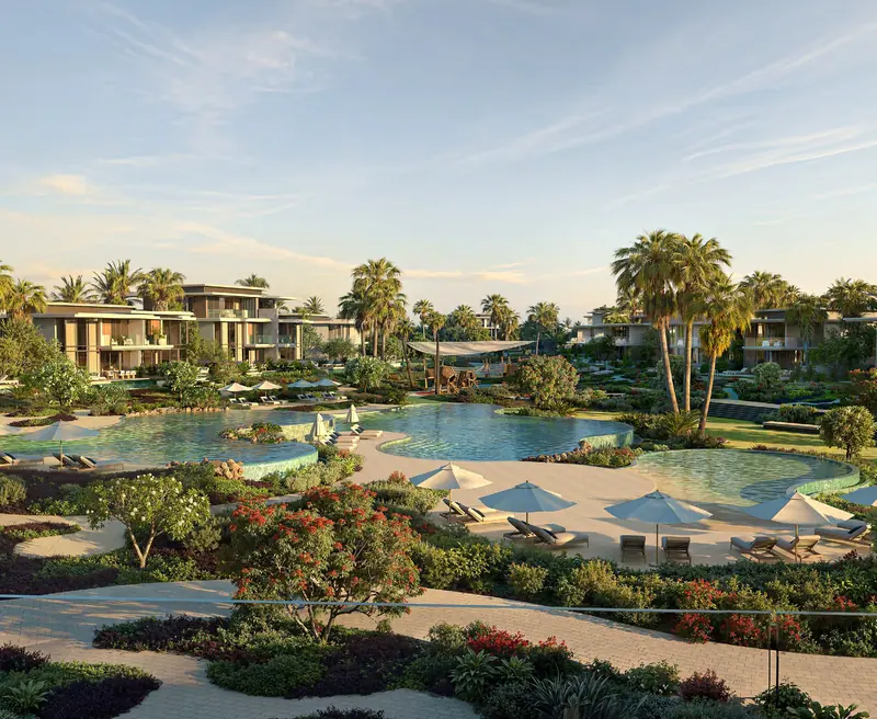 Proposed community pools, developer artist’s impression