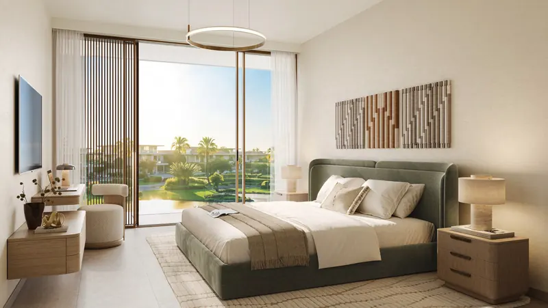 Garden Villa bedroom, developer artist’s impression