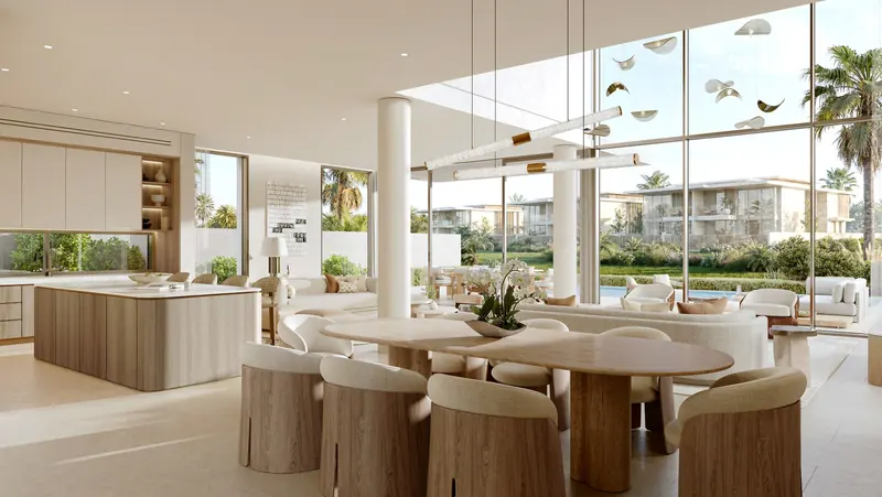 Garden Villa · living & dining — developer artist’s impression