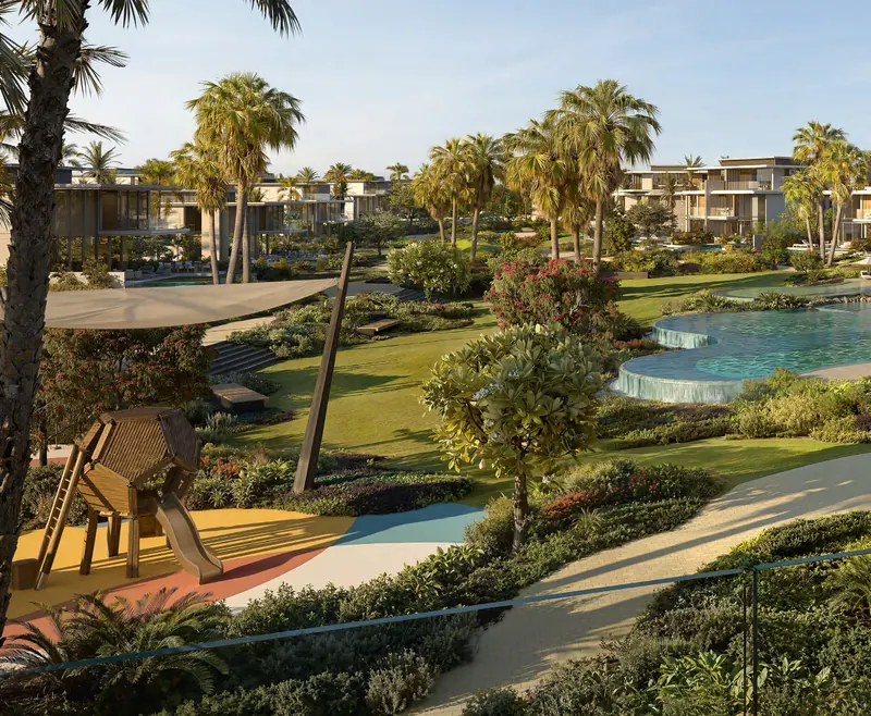 Proposed children’s play area, developer artist’s impression