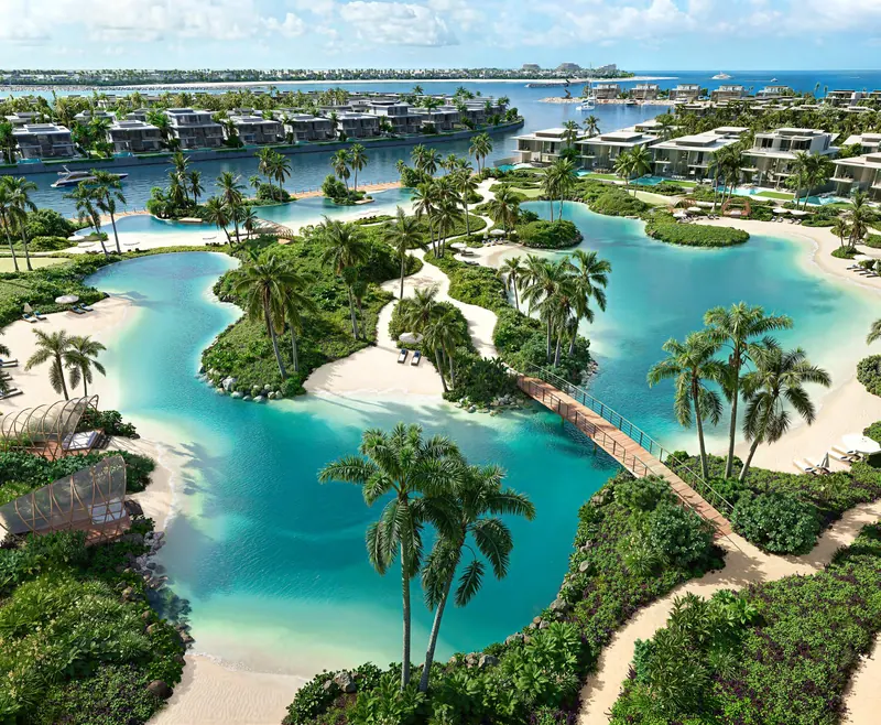 Proposed Bay Estate lagoons at Dubai Islands, developer artist’s impression