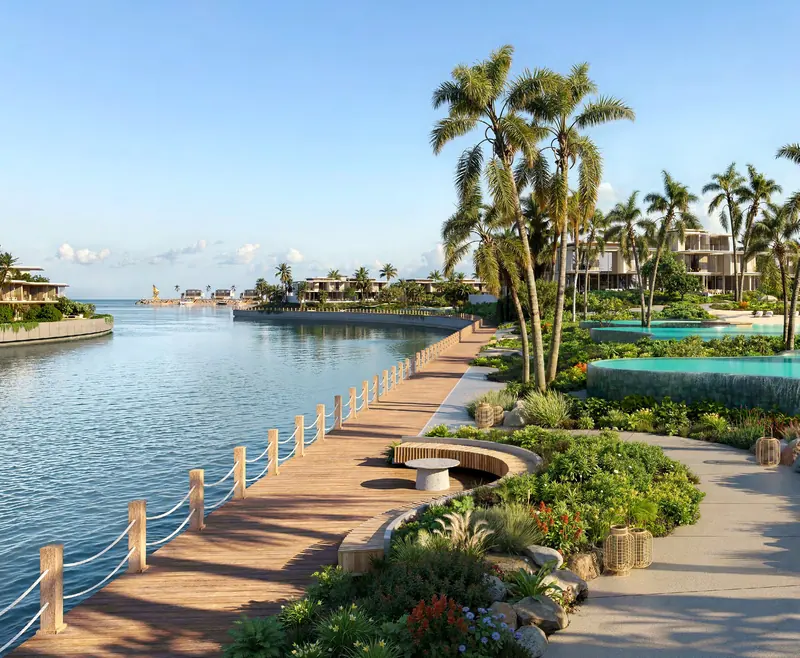 Along the promenade — developer artist’s impression