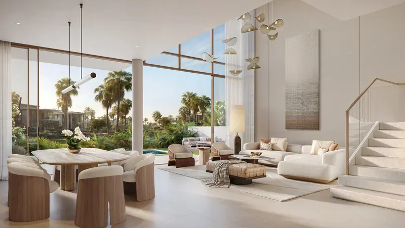 Townhouse living and dining, developer artist’s impression