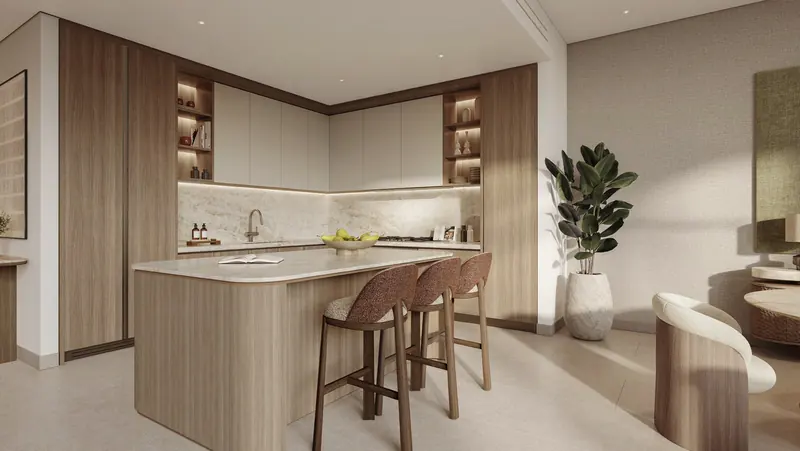 Townhouse kitchen, developer artist’s impression
