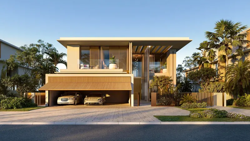 Waterfront Plot reference arrival design, developer artist’s impression